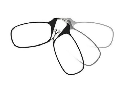 detail ThinOptics Cvikr na čtení + univerzální pouzdro