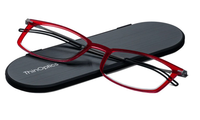 detail ThinOptics Brýle Brooklyn + pouzdro Milano
