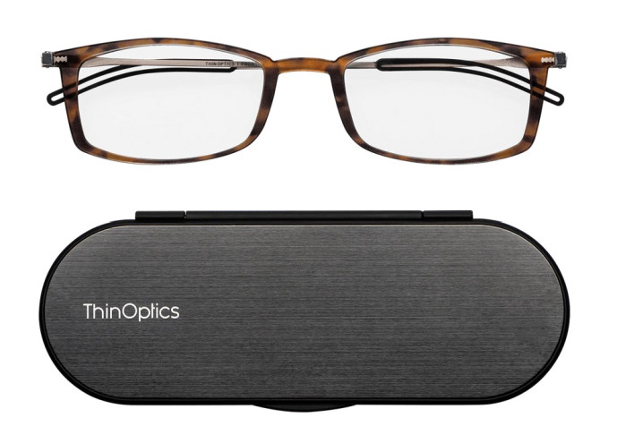detail ThinOptics Brýle Brooklyn + pouzdro Milano