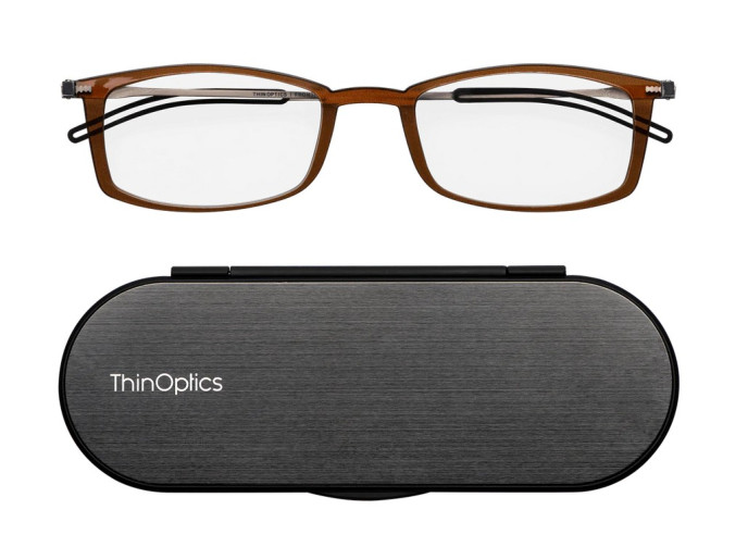 detail ThinOptics Brýle Brooklyn + pouzdro Milano