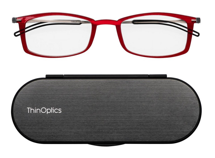 detail ThinOptics Brýle Brooklyn + pouzdro Milano