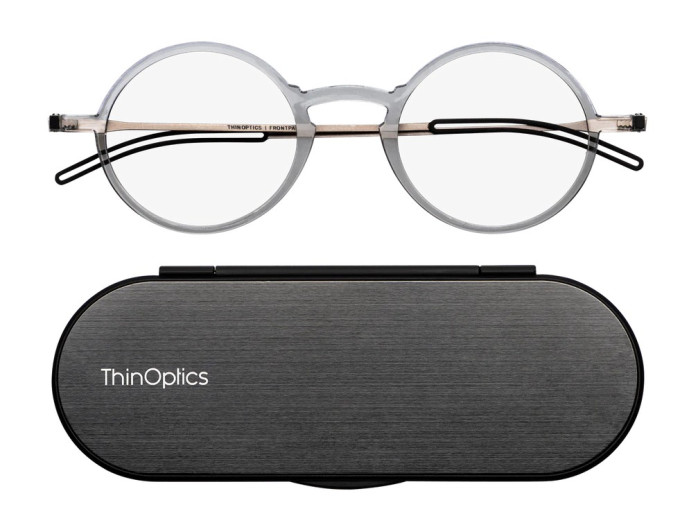detail ThinOptics Brýle Manhattan + pouzdro Milano