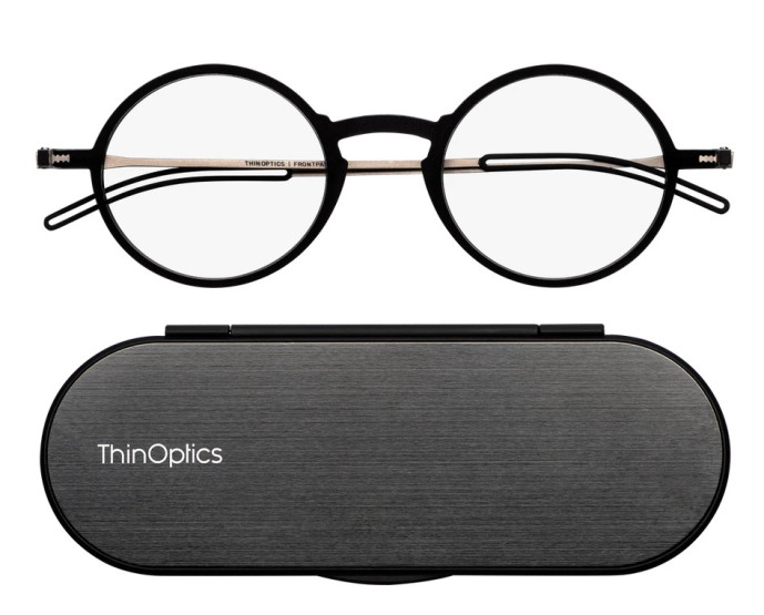 detail ThinOptics Brýle Manhattan + pouzdro Milano