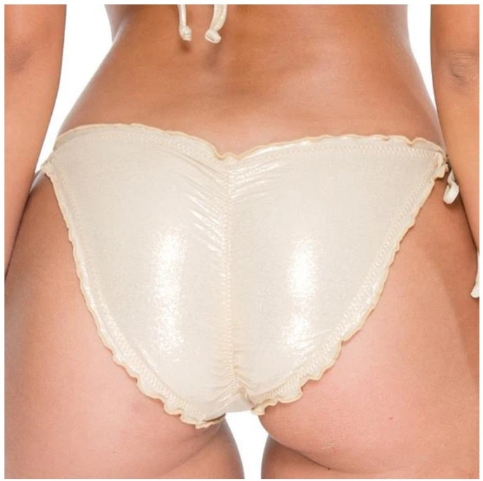 detail Dámské plavky Luli Fama WAVEY FULL RUCHED TIE SIDE BOTTOM