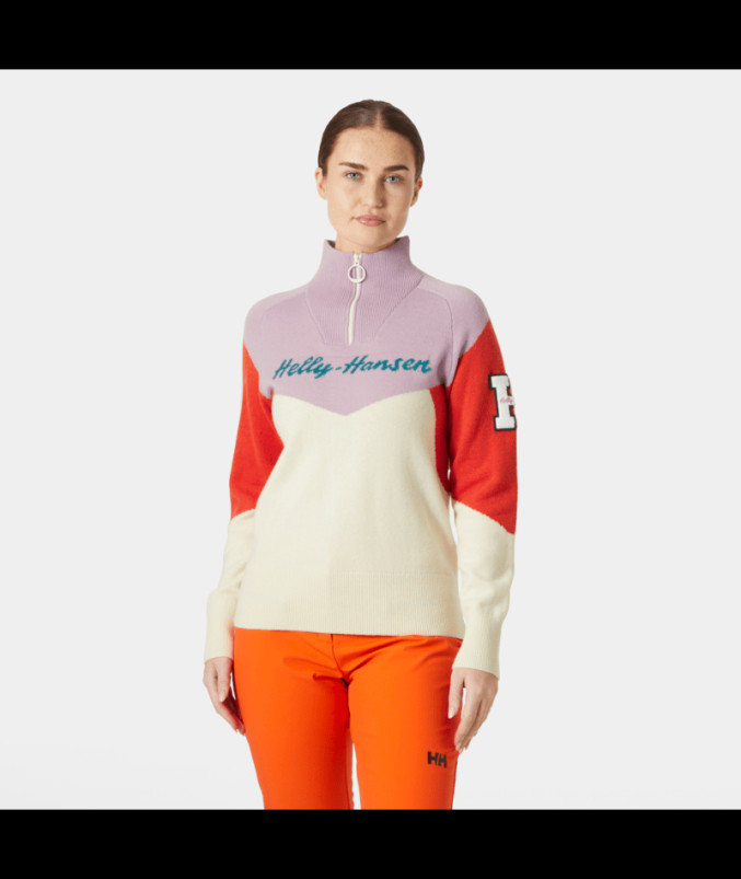 detail Dámský svetr Helly Hansen W APRES KNITTED SWEATER