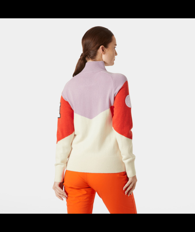 detail Dámský svetr Helly Hansen W APRES KNITTED SWEATER