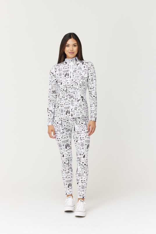 detail Dámský rolák Krimson Klover Graffiti Top