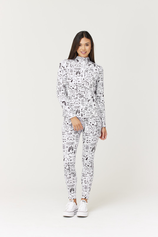 detail Dámský rolák Krimson Klover Graffiti Top