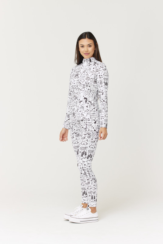 detail Dámský rolák Krimson Klover Graffiti Top