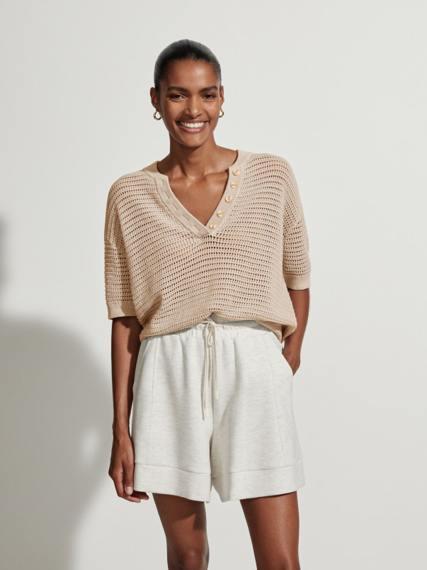 detail Dámský svetr Varley Callie Knit Top