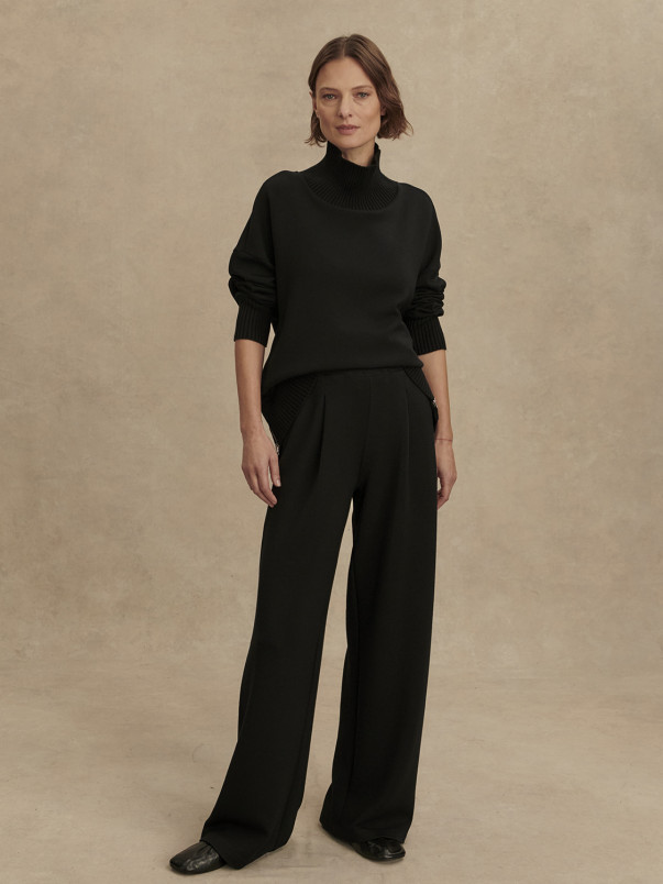 detail Dámské kalhoty Varley The Extra Wide Leg Pant 29.5