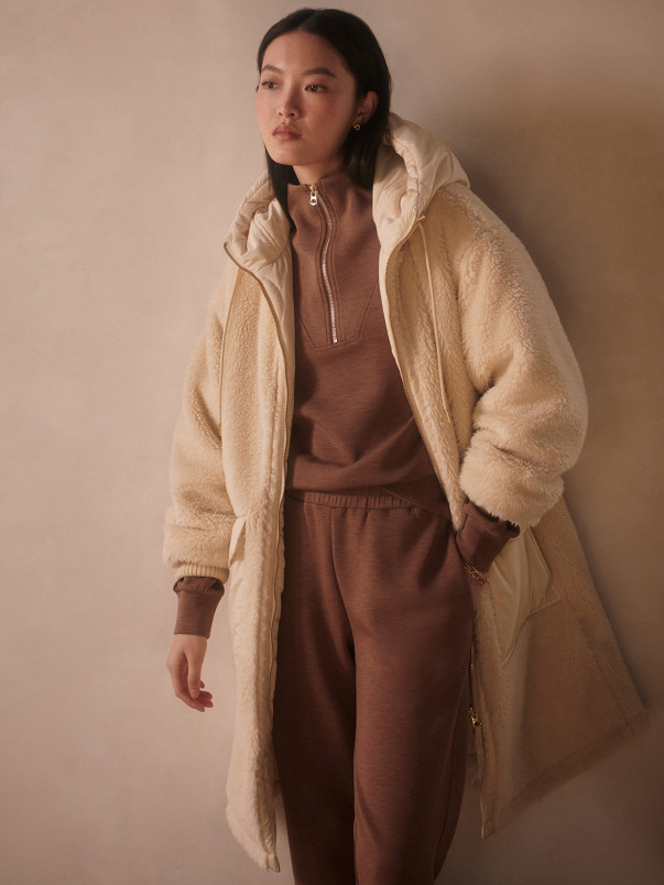 detail Dámský kabát Varley Cyrus Reversible Coat