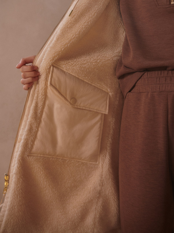 detail Dámský kabát Varley Cyrus Reversible Coat