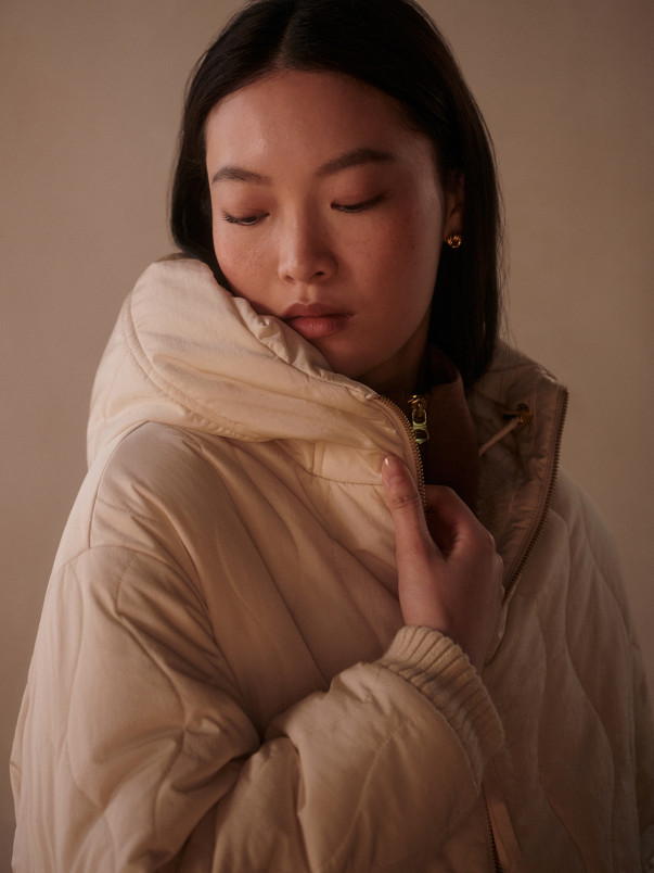 detail Dámský kabát Varley Cyrus Reversible Coat